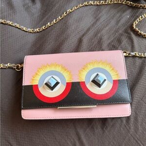 Fendi Monster Eyes Crossbody/shoulder bag/wallet on chain